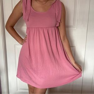 Pink Babydoll Dress